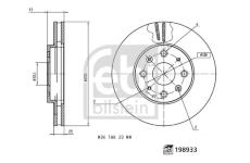 Brzdový kotouč FEBI BILSTEIN 198933