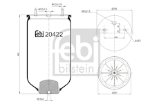 Mech, pneumaticke odpruzeni FEBI BILSTEIN 20422