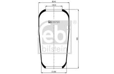 Mech, pneumaticke odpruzeni FEBI BILSTEIN 20720