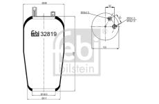 Mech, pneumaticke odpruzeni FEBI BILSTEIN 32819