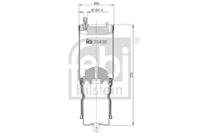 Mech, zaveseni kabiny FEBI BILSTEIN 35436