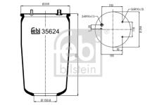 Mech pneumatického prużenia FEBI BILSTEIN 35624