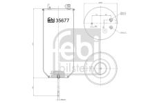 Mech, pneumaticke odpruzeni FEBI BILSTEIN 35677