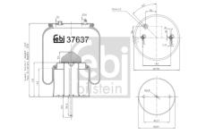 Mech, pneumaticke odpruzeni FEBI BILSTEIN 37637