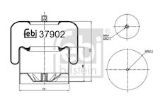 Mech, pneumaticke odpruzeni FEBI BILSTEIN 37902