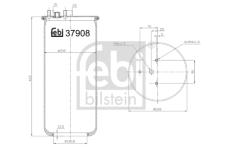 Mech, pneumaticke odpruzeni FEBI BILSTEIN 37908