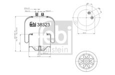 Mech, pneumaticke odpruzeni FEBI BILSTEIN 38323