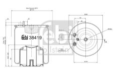 Mech, pneumaticke odpruzeni FEBI BILSTEIN 38419