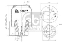 Mech pneumatického prużenia FEBI BILSTEIN 38667