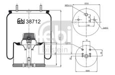 Mech, pneumatické odpružení FEBI BILSTEIN 38712