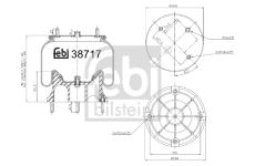 Mech, pneumaticke odpruzeni FEBI BILSTEIN 38717