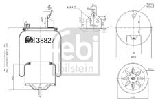 Mech, pneumaticke odpruzeni FEBI BILSTEIN 38827