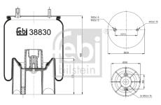 Mech, pneumaticke odpruzeni FEBI BILSTEIN 38830