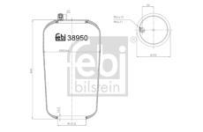 Mech, pneumaticke odpruzeni FEBI BILSTEIN 38950