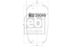 Mech, pneumaticke odpruzeni FEBI BILSTEIN 39046