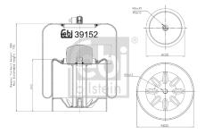 Mech, pneumaticke odpruzeni FEBI BILSTEIN 39152