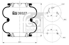 Mech, pneumaticke odpruzeni FEBI BILSTEIN 39327