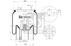 Mech, pneumatické odpružení FEBI BILSTEIN 39434