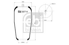 Mech, pneumatické odpružení FEBI BILSTEIN 39714