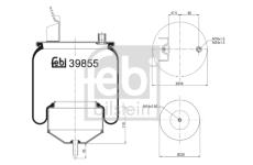 Mech pneumatického prużenia FEBI BILSTEIN 39855