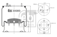 Mech, pneumaticke odpruzeni FEBI BILSTEIN 39989