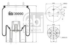 Mech, pneumaticke odpruzeni FEBI BILSTEIN 39990