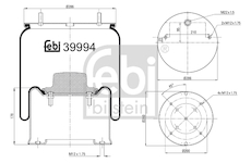 Mech, pneumaticke odpruzeni FEBI BILSTEIN 39994