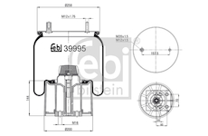 Mech, pneumaticke odpruzeni FEBI BILSTEIN 39995