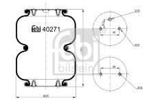 Mech pneumatického prużenia FEBI BILSTEIN 40271