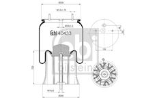 Mech, pneumaticke odpruzeni FEBI BILSTEIN 40433