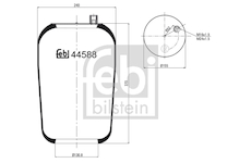 Mech, pneumaticke odpruzeni FEBI BILSTEIN 44588