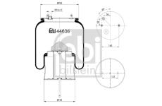 Mech, pneumaticke odpruzeni FEBI BILSTEIN 44636