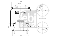 Mech, pneumatické odpružení FEBI BILSTEIN 44639