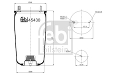 Mech, pneumaticke odpruzeni FEBI BILSTEIN 45430