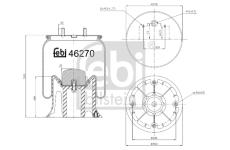 Mech, pneumaticke odpruzeni FEBI BILSTEIN 46270