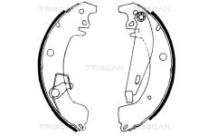 Sada brzdových čelistí TRISCAN 8100 10031