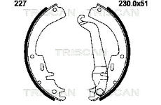 Sada brzdových čelistí TRISCAN 8100 16517