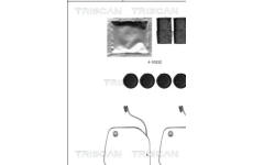 Sada prislusenstvi, oblozeni kotoucove brzdy TRISCAN 8105 111623