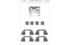 Sada prislusenstvi, oblozeni kotoucove brzdy TRISCAN 8105 161623