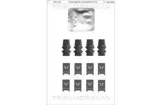 Sada prislusenstvi, oblozeni kotoucove brzdy TRISCAN 8105 231626