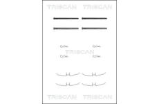 Sada prislusenstvi, oblozeni kotoucove brzdy TRISCAN 8105 271192