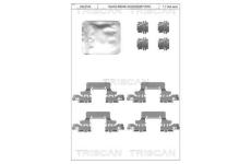 Sada prislusenstvi, oblozeni kotoucove brzdy TRISCAN 8105 291631
