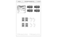Sada prislusenstvi, oblozeni kotoucove brzdy TRISCAN 8105 291634