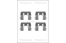 Sada prislusenstvi, oblozeni kotoucove brzdy TRISCAN 8105 401617