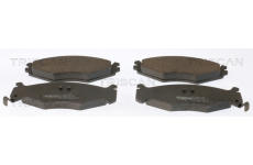 Sada brzdových destiček, kotoučová brzda TRISCAN 8110 10517