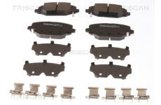 Sada brzdových destiček, kotoučová brzda TRISCAN 8110 10611