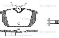 Sada brzdových destiček, kotoučová brzda TRISCAN 8110 10984