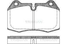 Sada brzdových destiček, kotoučová brzda TRISCAN 8110 11004