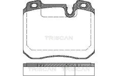 Sada brzdových destiček, kotoučová brzda TRISCAN 8110 11014