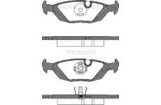Sada brzdových destiček, kotoučová brzda TRISCAN 8110 11099